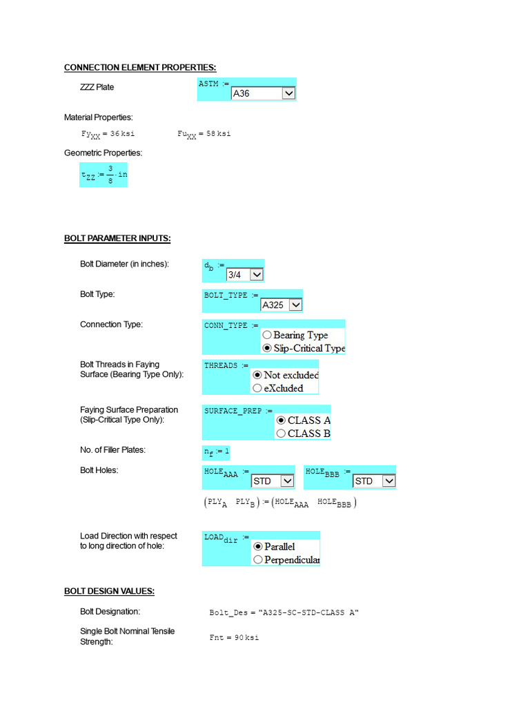 Brace Member To Gusset Plate Checks | PDF | Screw | Mechanical Engineering