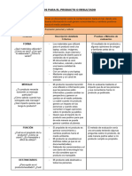 Criterios para El Producto o Resultado 2023