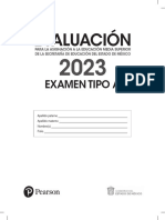 M01 Cuadernillo Examen A Edomex 2023