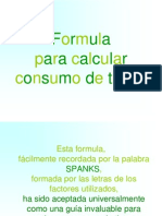 Formula para Calcular Consumo de Tintas