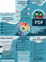 Leaflet Germas & Bahaya Merokok