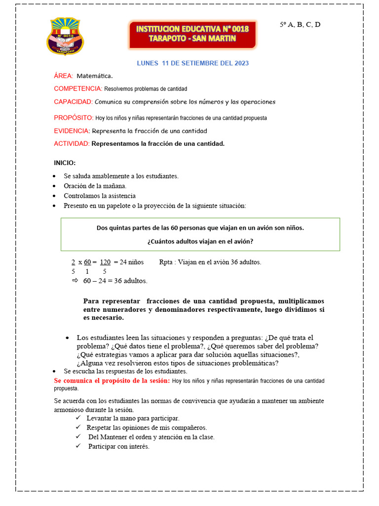 Lunes 11 - 09 - 23-Mate | PDF | Crecimiento personal y profesional ...
