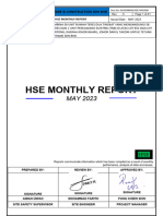 Monthly HSE Report