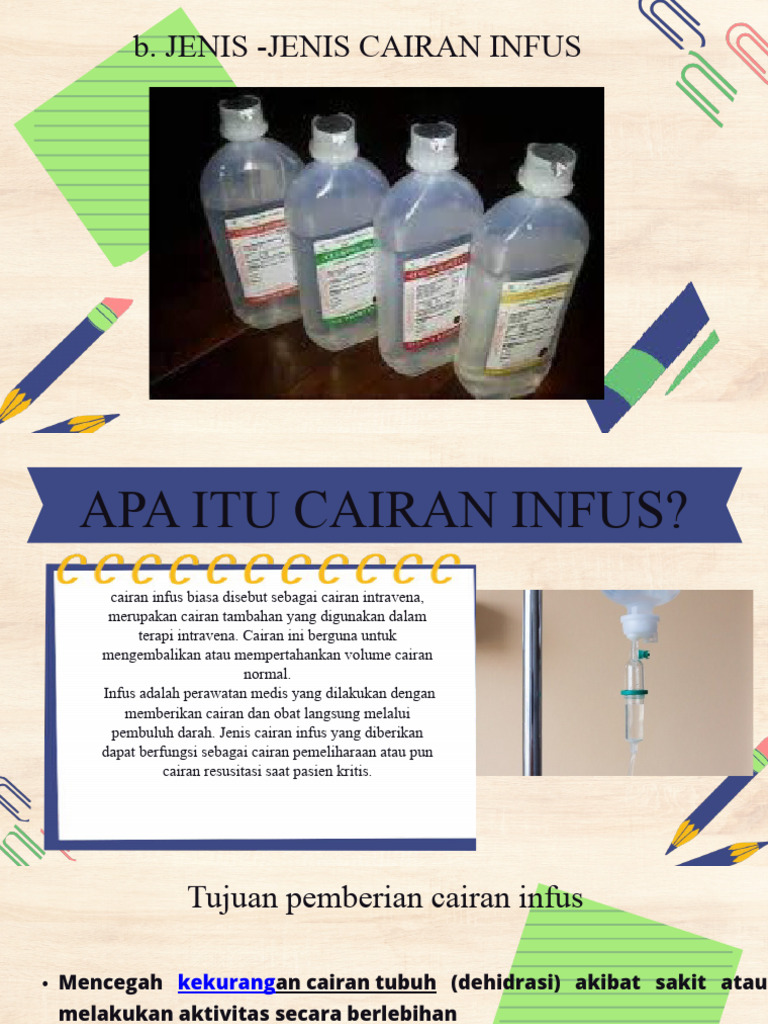 Jenis-Jenis Cairan Infus dan Fungsinya | PDF | Kesehatan Holistik ...