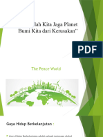 Marilah Kita Jaga Planet Bumi Kita