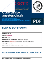 Caso Clínico Anestesiología