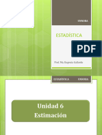 Probabilidad y estadistica - Estimacion