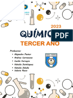 Cuadernillo Quimica Terceros 2023