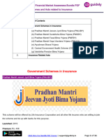 Government Schemes in Insurance: Insurance & Financial Market Awareness Bundle PDF Schemes and Acts Related To Insurance