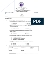 TLE - QUIZ - NO.1 - 3RD Quarter