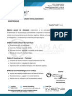 Plan de Estudios Neuropsicología