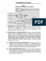 Procedimientos Legales