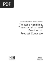 7745007 the Safe Handling Transportation and Erection of Precast Concrete