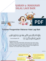 Pelajaran 9 - Makanan Yang Halal Lagi Baik