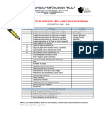 Lista de Útiles de Sextos Años Aprobado