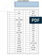 Irregular Verbs Test - Primaria