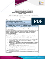 Guía de Actividades y Rúbrica de Evaluación - Unidad 1 - Tarea 2 - Línea de Tiempo.