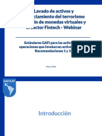 SE GAFILAT - R. 15 Activos Virtuales