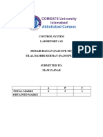 CONTROL SYSTEM Reprot 002