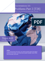 Conversations 101 - World's Problems PT2 (T28)