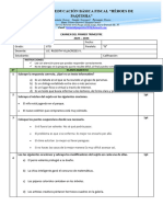 Paquisha Examen Lengua y Literatura