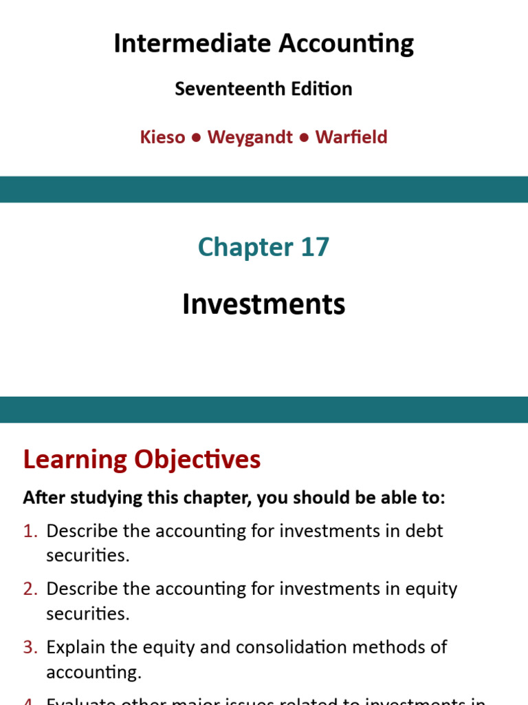 Accounting for Debt and Equity Investments | PDF | Derivative (Finance ...
