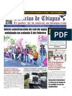 Periódico Noticias de Chiapas, Edición Virtual Miércoles 13 de Septiembre de 2023