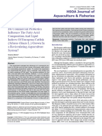 Do Commercial Probiotics Influence The Fatty Acid Composition and Lipid Indices of European Catfish (L.) Grown in A Recirculating Aquaculture System?