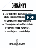 Dohnanyi Essential Finger Exercises