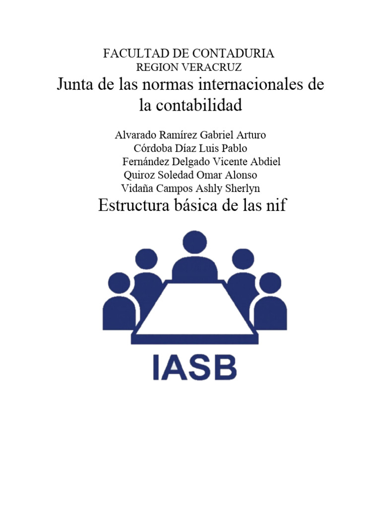 Junta de Normas de La Internacionales de La Contabilidad PDF