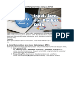 Panduan Dasar Menggunakan SPSS | PDF