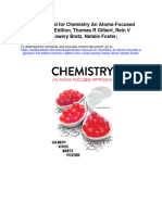 Solution Manual For Chemistry An Atoms Focused Approach 3rd Edition Thomas R Gilbert Rein V Kirss Stacey Lowery Bretz Natalie Foster