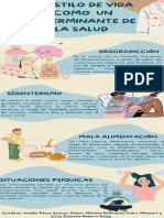 Infografia Estilos de Vida Como Determinantes de Salud