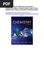 Solution Manual For Chemistry The Science in Context 5th Edition Thomas R Gilbert Rein V Kirss Natalie Foster Stacey Lowery Bretz Geoffrey Davies