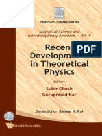 (Statistical Science and Interdisciplinary Research) Subir Ghosh - Guruprasad Kar - Recent Developments in Theoretical Physics-World Scientific Publishing Company (2009)