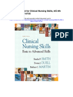 Solution Manual For Clinical Nursing Skills 8 e 8th Edition 013511473x