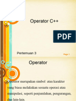 Pertemuan 3 Operator c1