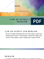 Law of Supply and Demand REVISED