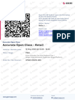(Event Ticket) Accurate Open Class - Retail - Accurate Open Class - 1 37940-CB216-483