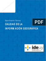 Calidad de La Información Geográfica Calidad de La Información Geográfica