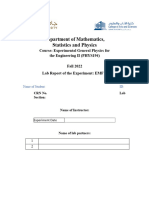 EMF Lab Report