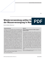 Artikel - Wiederverwendung Antiker Elemente Der Wasserversorgung in Nordjordanien - 2009