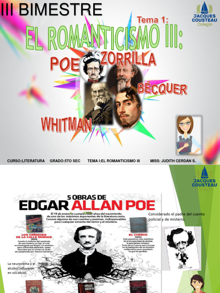 IIIB S1 5S Romanticismo III Vacío | PDF | Romanticismo | Edgar Allan Poe