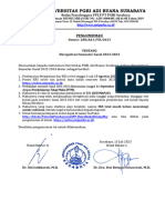 Pengumuman Registrasi & Awal Kuliah Gasal 2023-2024