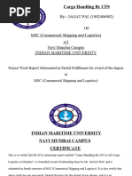 Project Report On Cfs (SEM 4)