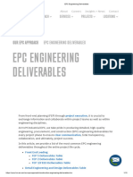 EPC Engineering Deliverables