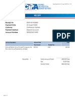 Cipa-Annual Return Payment