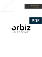 Memento Catalogue - Orbiz Creatives