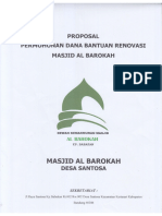 Proposal Masjid Al-Barokah Babakan
