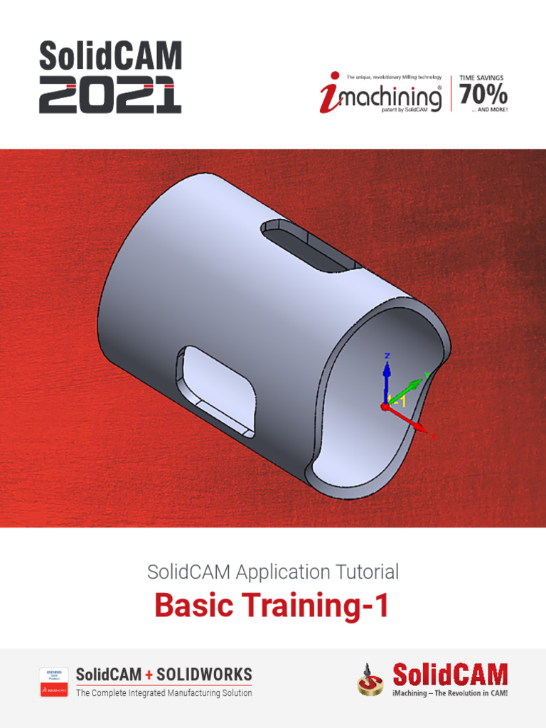 SolidCAM 5-Axis Machining Tutorial | PDF | Cartesian Coordinate System ...